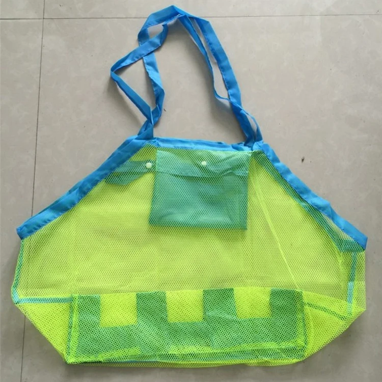 Factory Made Girls Boy Kids Storage Toys Package Swimming Bag Totes Mesh Beach Bag Packing Organizers Large Handbag For Children