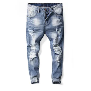 Men's jeans Casual pants youth beggar pants Men's jeans Casual pants youth beggar pants