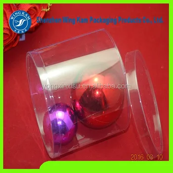 Boule De Noël Tube Demballage En Plastique Transparent Boîte De Tube En Plastique Boîte Demballage Pour Balle De Golf Buy Tube Demballage De