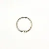 School Supplies Nickel Plated Metal Notebook Open Rings