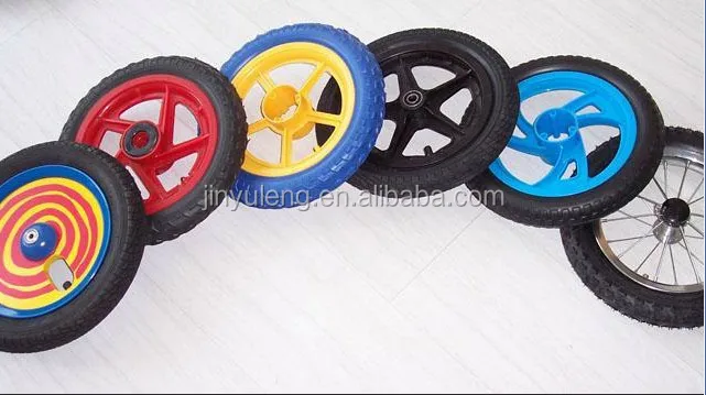 12 inch steel spoke bicycle wheels pneumatic rubber tire balance car wheel