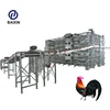 A frame automatic chicken cage 8tier h type layer 8-tier