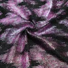 Hot sale 2019 knitting sequins fabric women clothing accessories foil metallic fabric