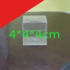 4*4*4cm Clear PVC favor Packaging boxes transparent plastic gift display package square Box show case