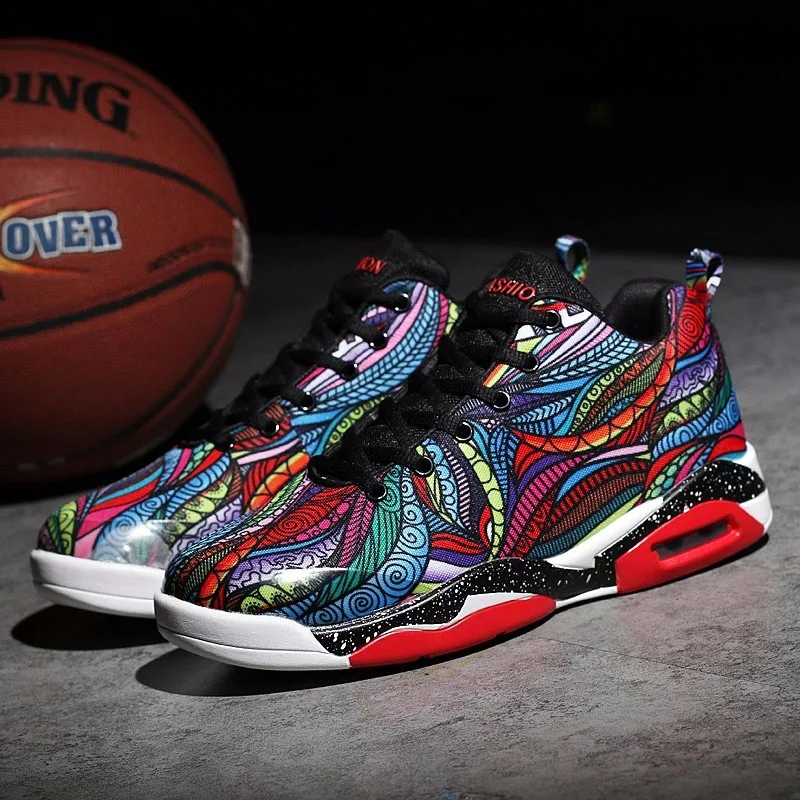 Basketball Shoes Colorful Upper Men Custom Brand Running Basketball Shoes Colorful Upper Men Custom Brand Running