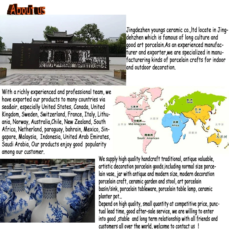 ceramic famile rose vase