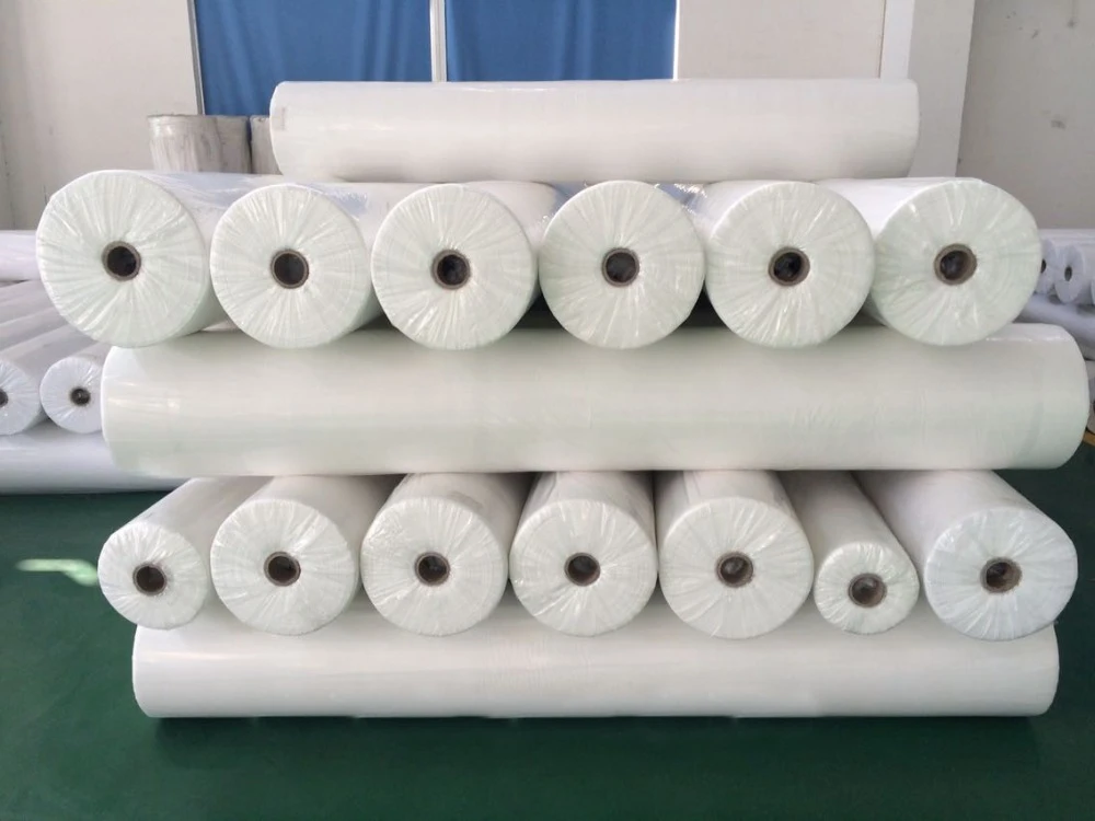 100 Polyester Brushed Microfiber White Bed Sheeting Fabric 65130gsm