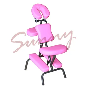 Pink Portable Folding Massage Chair Mini Foldable Massage Stools