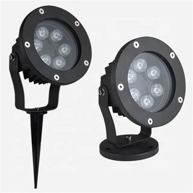 LED lawn garden lamp outdoor small spotlight 3W circular floor lamp waterproof 220V courtyard lamp