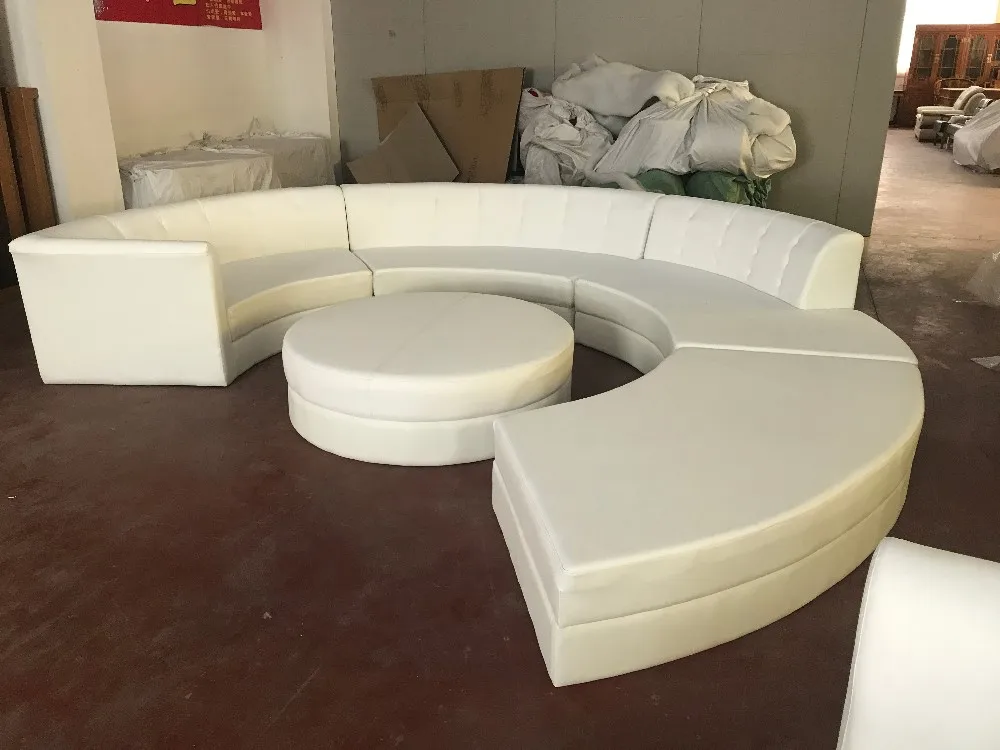 Half-moon Shape Sectional Sofa/curved Sectional Sofa - Buy Sofa Product