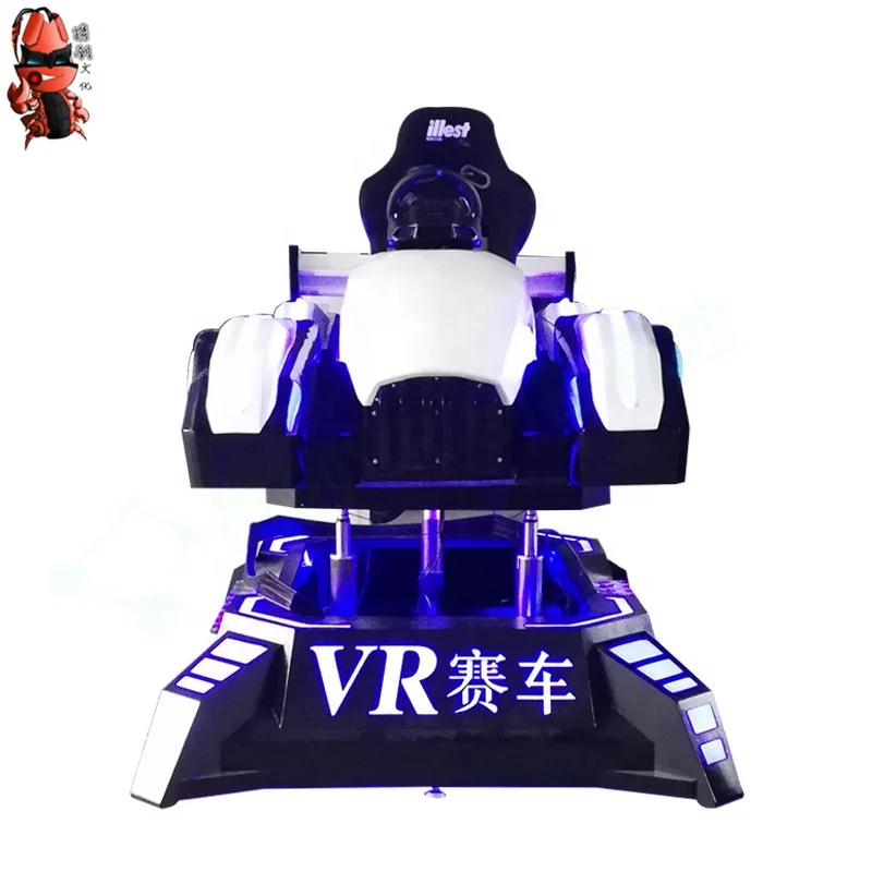 Harga Pabrik Permainan Virtual Reality F1 VR Balap Mobil Peralatan Vr Balap Arcade Permainan Kota Simulator Mengemudi Mobil 3DOF VR simulator