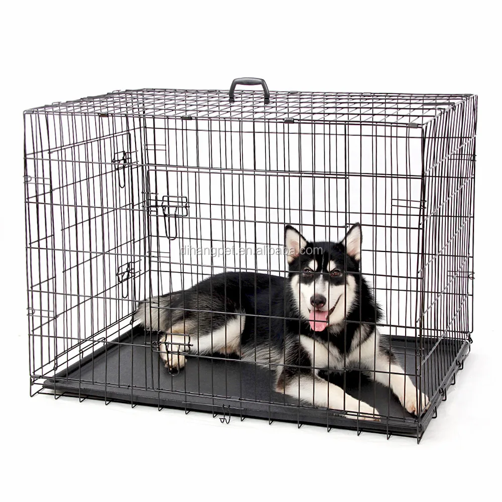Клетка для собак papillon wire Cage Black 2 Doors 151261 61х54х58 см
