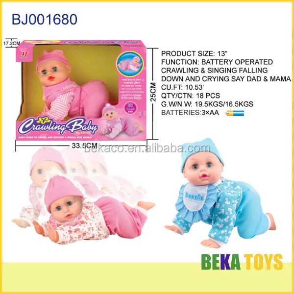 battery operated baby dolls
