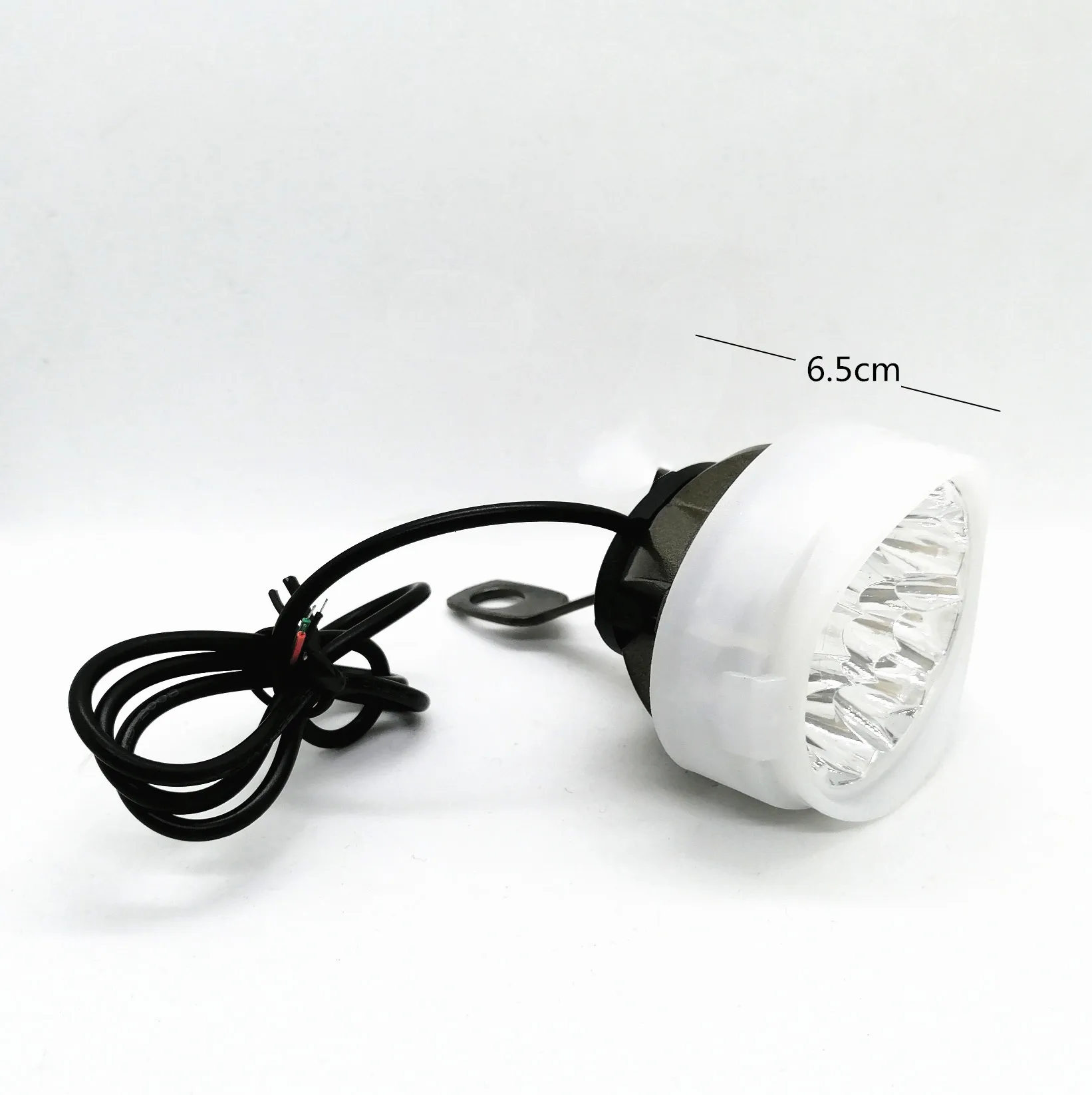 9 led motorcycle mirror light plastic 12V rgb led motorcycle headlight with flash ring factory supply