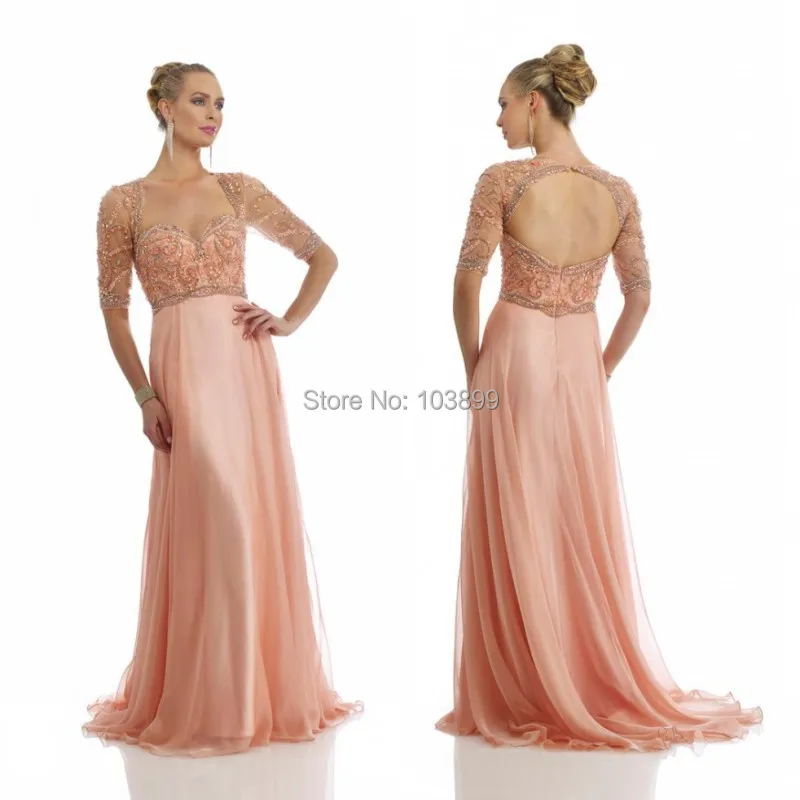 Mother of the Bride Dresses Open Back