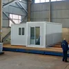 New Zealand/Canada/Australia standard expendable container house 2 room with foldable flat pack
