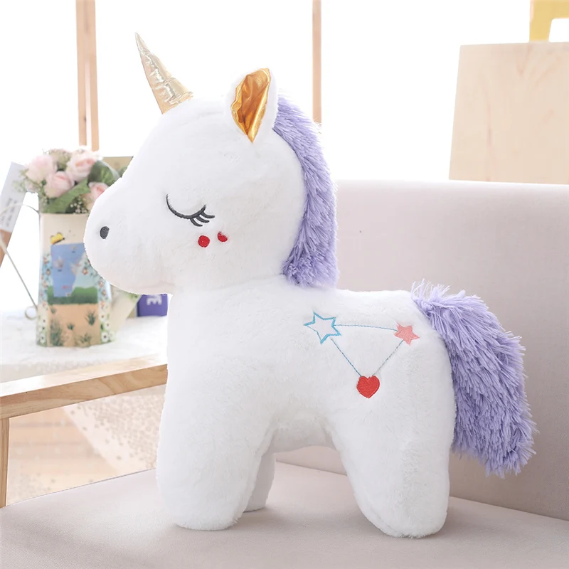 cute soft stuffed animal plush pink toys unicorn stuff for kids, View ...