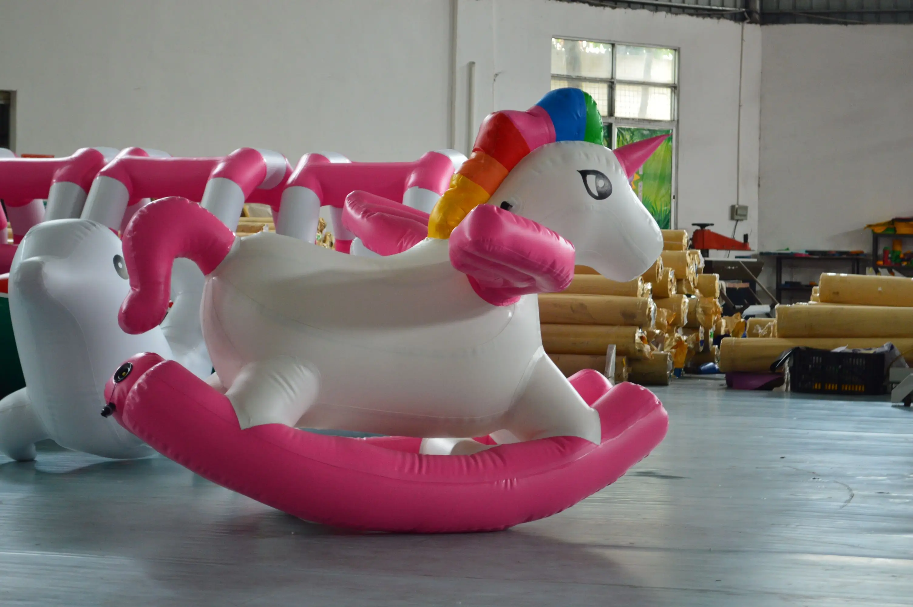 ride on inflatable animals