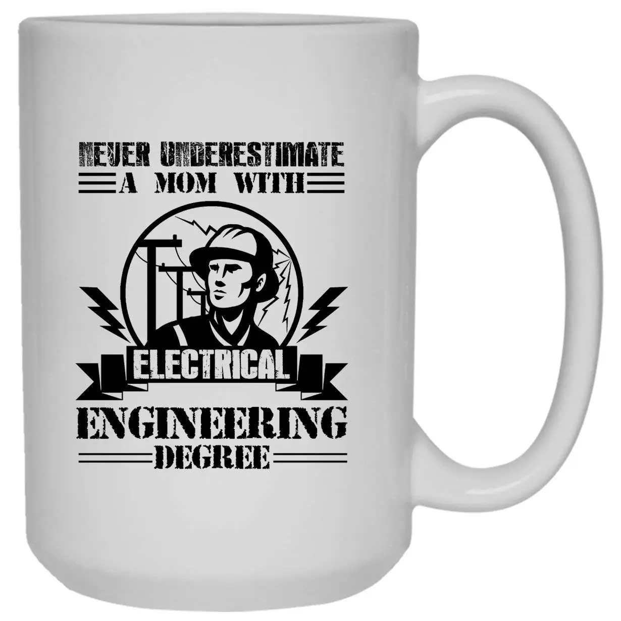 Electrical Engineering White Mugs - Electrical Engineering Ceramic Coffee Mug 15oz