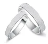 Compact Sanding Type 925 Sterling Silver Couple Rings