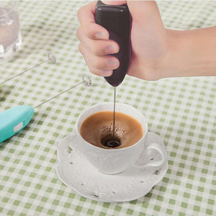 Mini Handle Stirrer Battery Operate Handheld Electric Mixer Drink