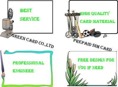 NEW Printing PVC SIM prepaid card