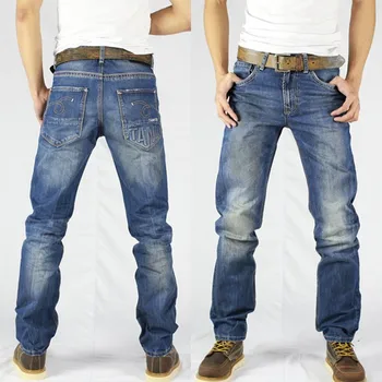 Oem/wholesale High-end New Style Jeans Pent Men Oil Stain Look Denim ...