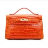 2019 new Korean leather handbags shoulder bag Messenger bag crocodile pattern mini bag
