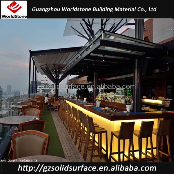 Commercial Outdoor Bar Leisure Place Led Counter View Commercial Outdoor Bar Leisure Place Led Counter View Worldstone Product Details From Guangzhou Building Materials