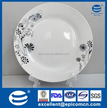 Wholesale Cheap Bulk Flower Porcelain Dinner Plate With Size 10.5\ Wholesale Cheap Bulk Flower Porcelain Dinner Plate With Size 10.5\