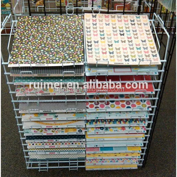 6tier Metal Scrapbook Paper Display Rack Buy Scrapbook Paper Racks