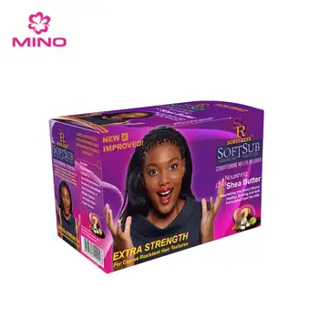 Softsub Purple Package Hair Relaxer Cream As Big Brand From Mino