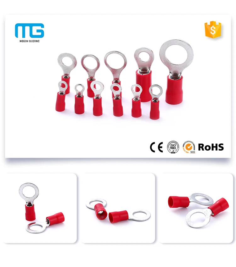 Rv1.254s Copper Pvc Insulated Ring Terminal Auto Electric Terminal