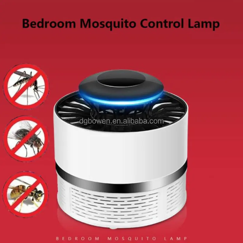 Quiet Silent Anti Mosquito Lamp Uv Usb Light Pest Controller Insect