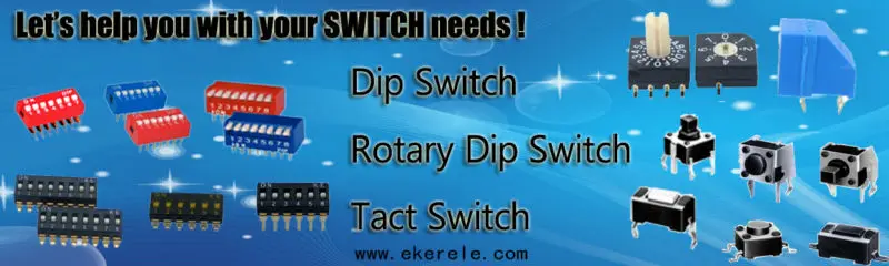 DTS Series 10 Position Tri-State DIP Switch SMD SMT DIP Switch width=