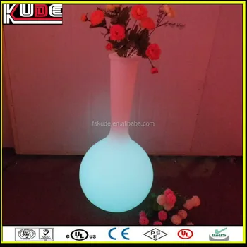 Decorative Garden Plastic Design Flower Vase Floor Lamp Made In