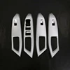 For Ford Focus 4 MK4 2019 2020 Door Window Armrest Cover Switch Button Panel Molding Trims Car Stainless Steel Inner Accessories