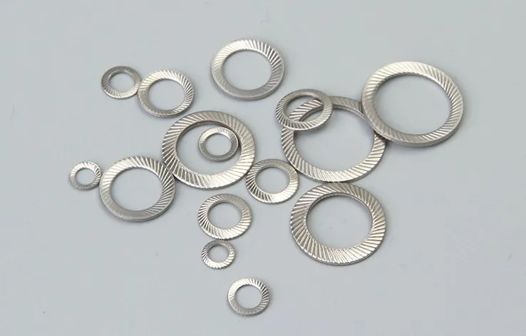 Belleville Washers A2 304 stainless Serrated Non-slip Gasket M3~M16 All Sizes