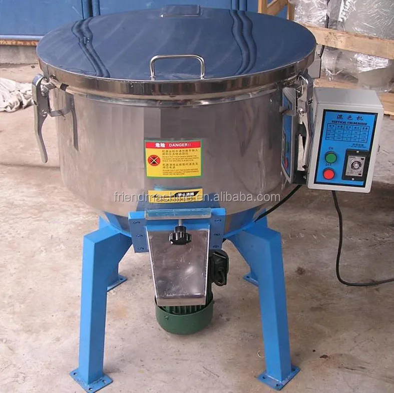 200kg Stainless Steel Vertical Plastic Mixer / Vertical Color Mixer