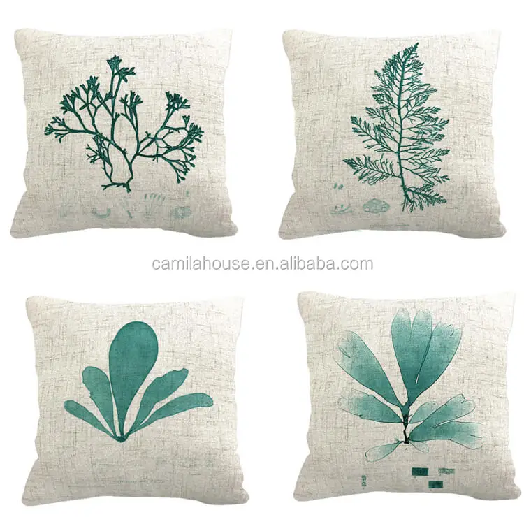 High Quality Home Decor Throw Pillows Vintage Botanical Prints