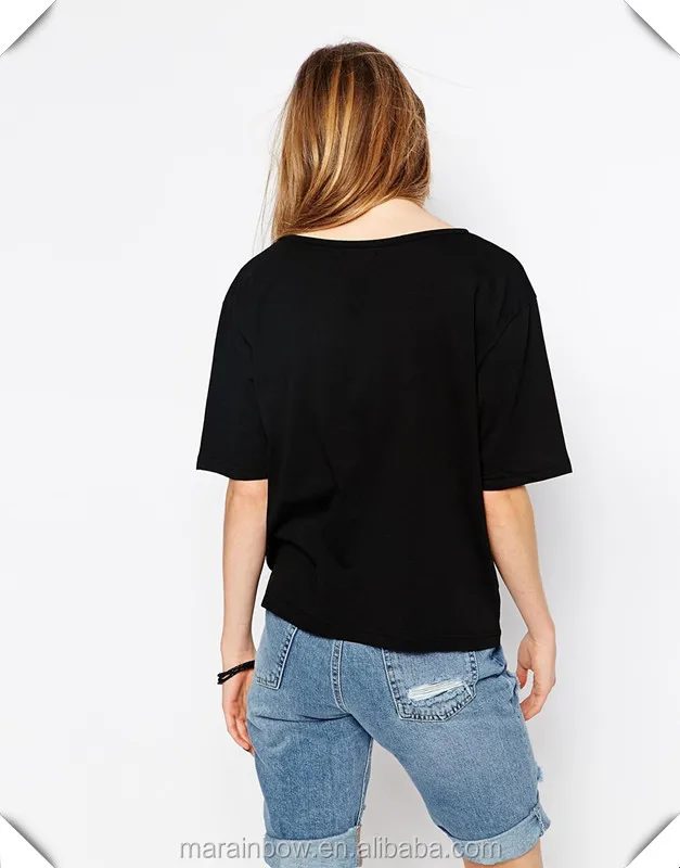 black t shirts for girls