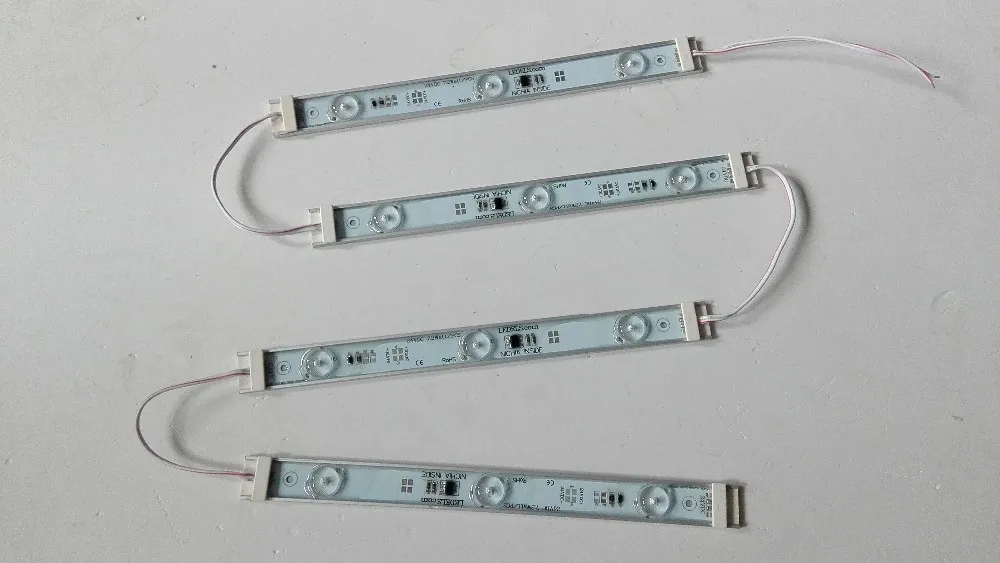 24VDC 3.6W 175degrees beam angle Nichia led strips for lightbox lighting solution, Aluminum led strips with Nichia LEDs