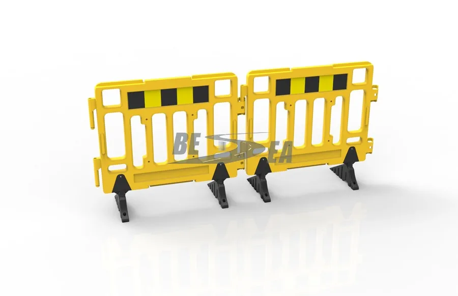 Road Safety 1.1m Hdpe Plastic Pedestrian Barricade - Buy Pedestrian ...