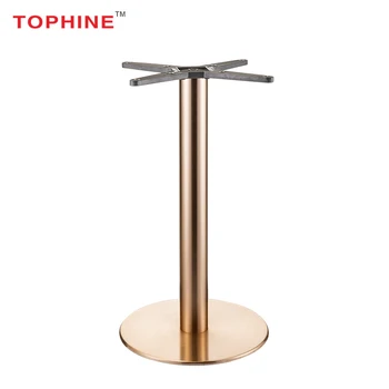 Commercial Contract Tophine Metal Furniture Parts Copper Table Legs Commercial Contract Tophine Metal Furniture Parts Copper Table Legs Rose Gold Base