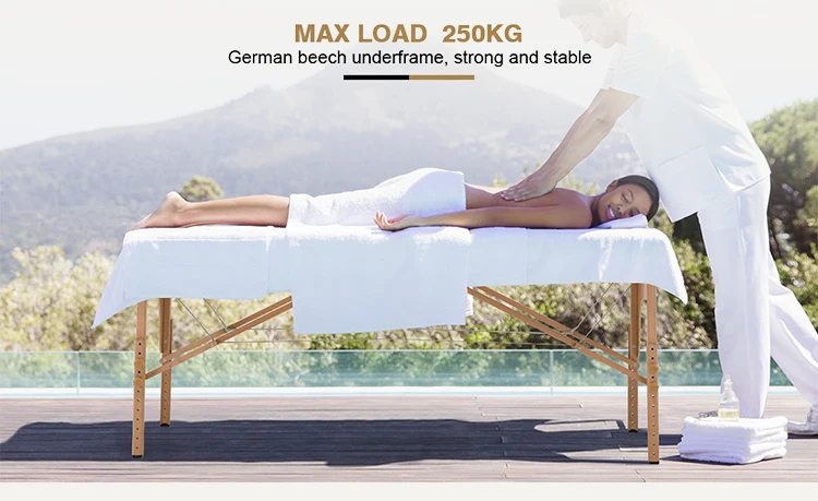 folding facial table