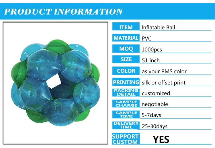 Heavy Duty Thick Pvc Inflatable Ball Durable Vinyl Plastic Blow Up