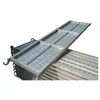 Material Q195/Q235B Zinc coated scaffolding deck metal plank with hooks manufacture