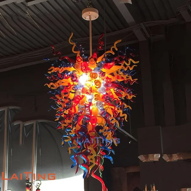 Chihuly Style Glass Chandelier Source Quality Hand N Colored Glass Chihuly Style Chandelier For Motel Guest Room G13