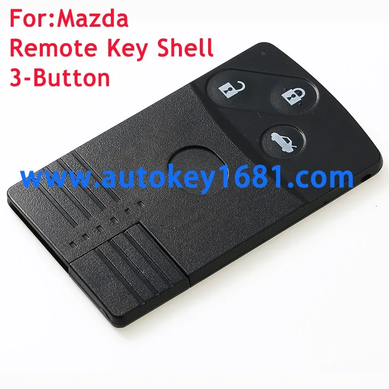 WERFDSR Sillicone key fob Skin key Cover Keyless Entry Remote Case Protector Shell for for MAZDA 3 CX-3 CX-5 CX-7 CX-9 3 Buttons light blue 