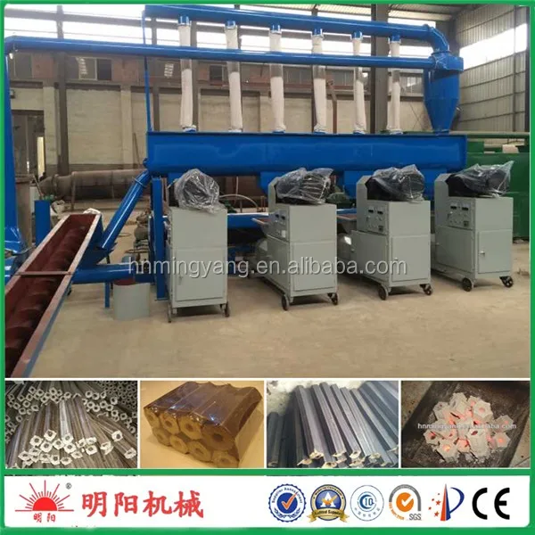 sunflower husk briquette machine  peanut shell powder briquette press machine  charcoal briquette extruder machine